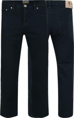Kam Men's Regular Fit Stretch Jeans in Black 62 to 70