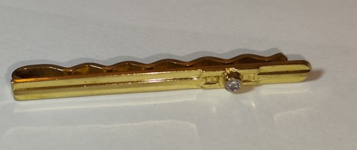 Krawatten-Nadel Klammer, Krawatten-Halter Schieber Gold 333/ooo - Picture 4 of 9