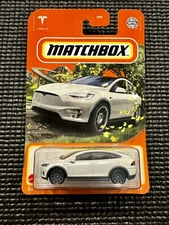 Matchbox Mattel EV Tesla Model X Pearl White Multicoat  59/100 HFP03-4B10