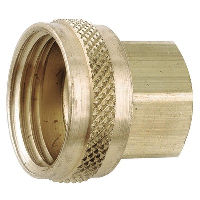 APPROVED VENDOR 707401-1208 Garden Hose Adapter,3/4''x1/2'',GHTxNPT 20XP89