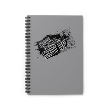 Grey Short for Spiral Notebook - Ruled Line