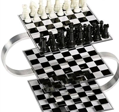 Strato Chess Board Game 3D Chess #529 John N. Hansen Company  
