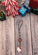 Hello Kitty Christmas Phone Charm l Sanrio Keychain