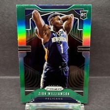Zion Williamson Green Prizm Card Prices | Zion Williamson Green