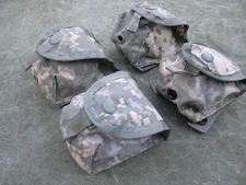 4 PACK US Military Hand Grenade Pouch Army ACU Digital MOLLE Utility Pouch VGC