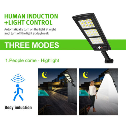 Commercial 99000000LM Solar Wall Lamp Dusk To Dawn Outdoor Road Street Light - Picture 12 of 45