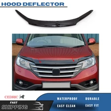 Hood Deflector Guard |Front Bug Shield Compatible for Honda CR-V 2012-2016 Black