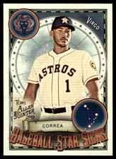 2019 Topps Allen & Ginter Baseball Star Signs #BSS-12 Carlos Correa - Astros