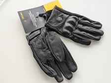 Suomy Black Leather Motorcycle Gloves Size  X...