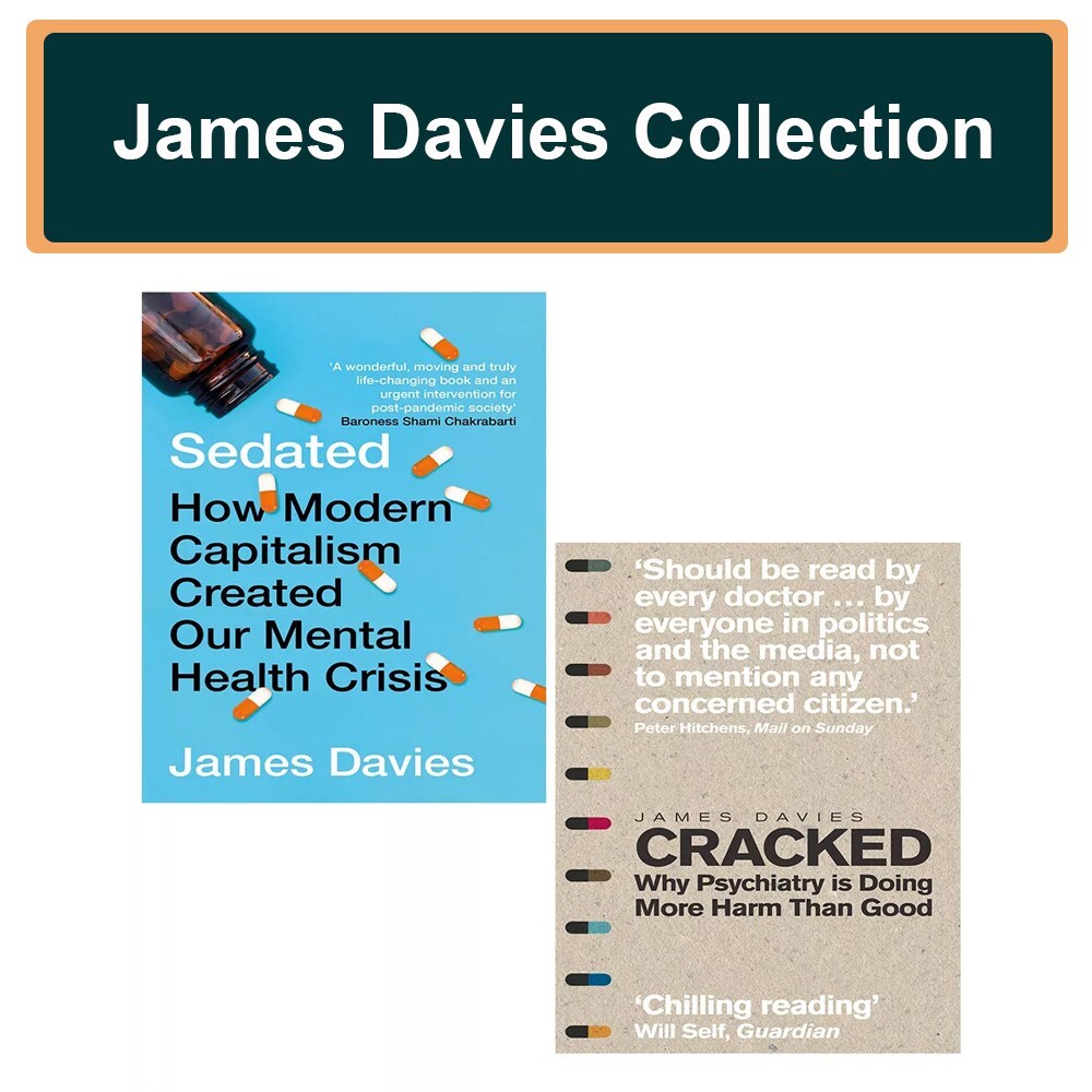 James Davies Collection 2 Books Set Sedated, Cracked