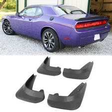 For Dodge Challenger 2008-2023 Front & Rear Molded Mudflap Splash Guard Mudguard