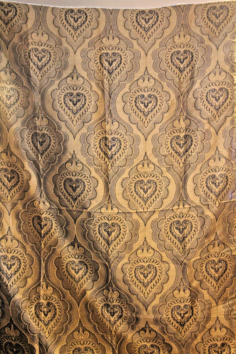 Tapestry Jacquard Gold Brown Black Upholstery Fabric 2 Yards x 55” Wide