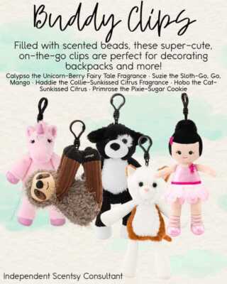 **NEW**  SCENTSY Buddy Clips PICK YOUR FAV!  DISCONTINUED Buy more SAVE$