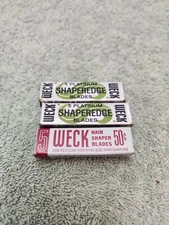 Weck Hair Shaper Blades - 10 New Blades - Regular + King Size