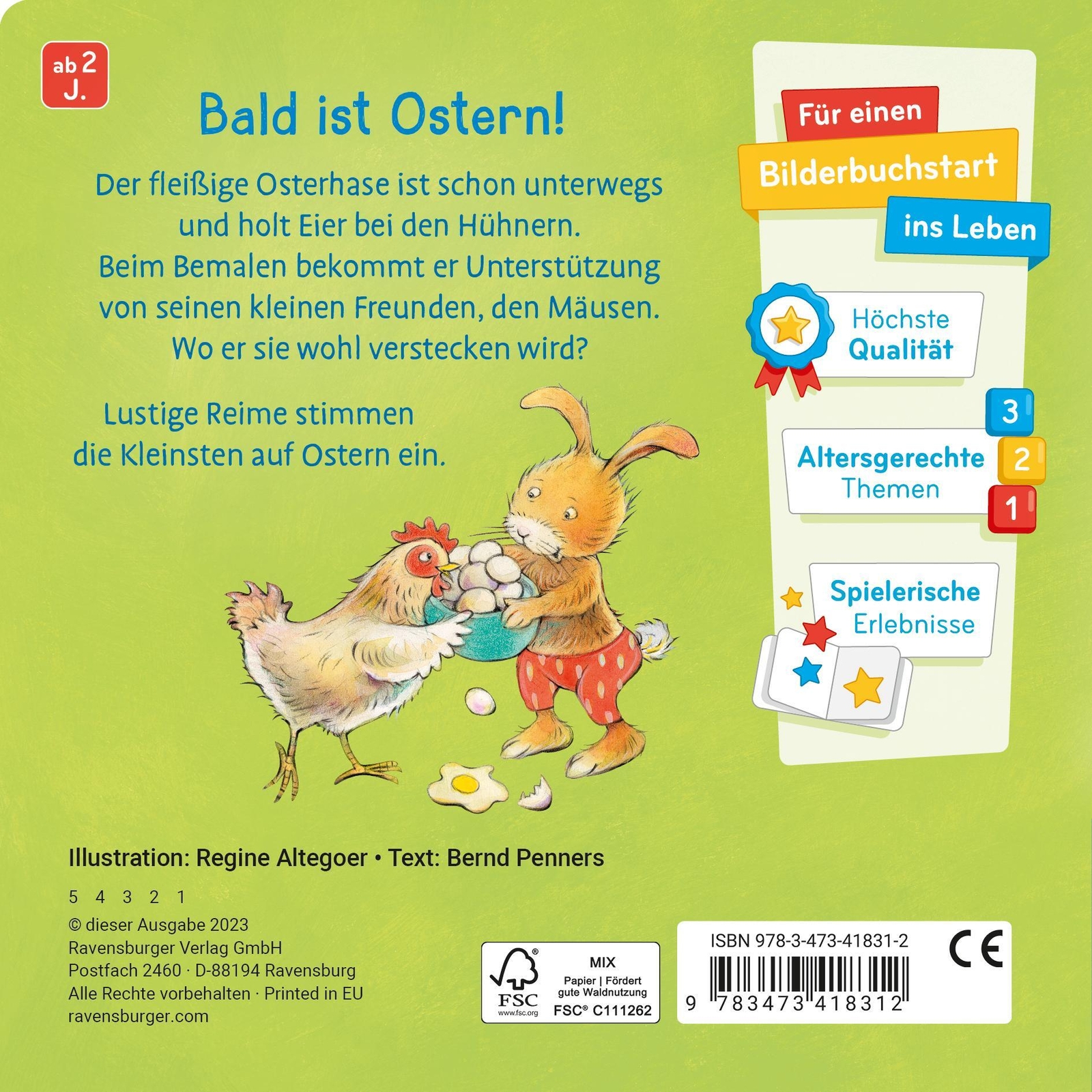 Thumbnail - Mein Liebstes Osterbuch Bernd Penners Buch 16 S. Deutsch 2023 Ean