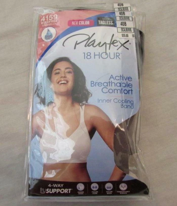 PLAYTEX 18 Hour bra 4159 40B excaliber wireless active breathable