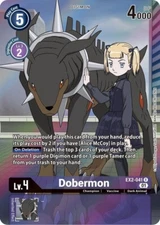 Dobermon Alternate Art Foil - EX2-041 NM - Digimon TCG