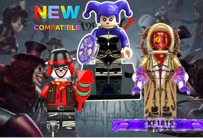 3x Figures Priestess Fiona Gilman Identity V Clown Hastur figure Joker Feaster