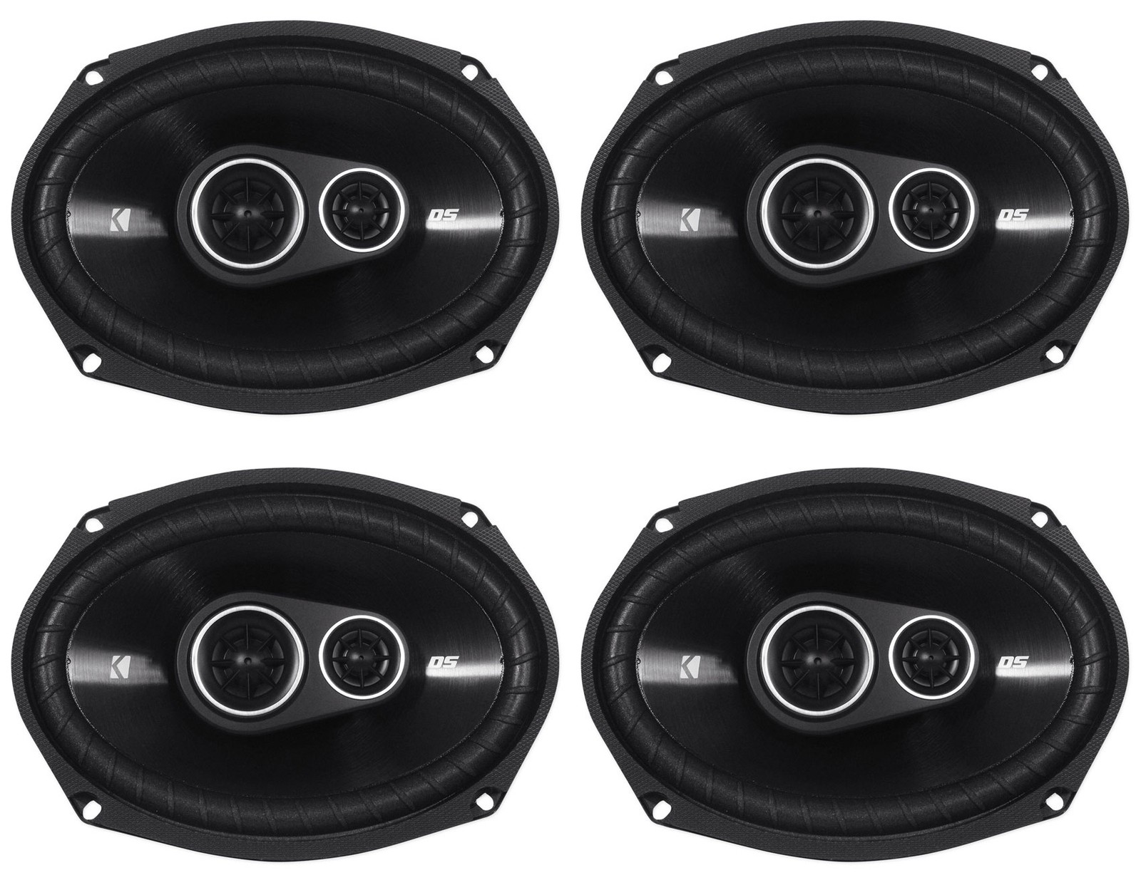 (4) Kicker 43DSC69304 DSC6930 6x9 360-Ваттные 3-полосные автомобильные аудиодинамики 4-Омный DS693