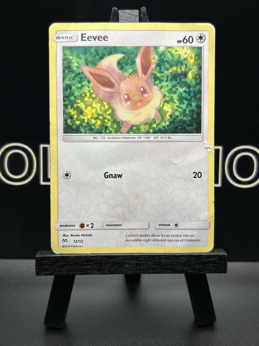 2019 Pokemon Eevee 12/12 McDonalds Collection Rare Promo Confetti