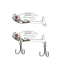Pack of 10 Hard Baits Precisions Engineered Metal Fishing Lures With Hook