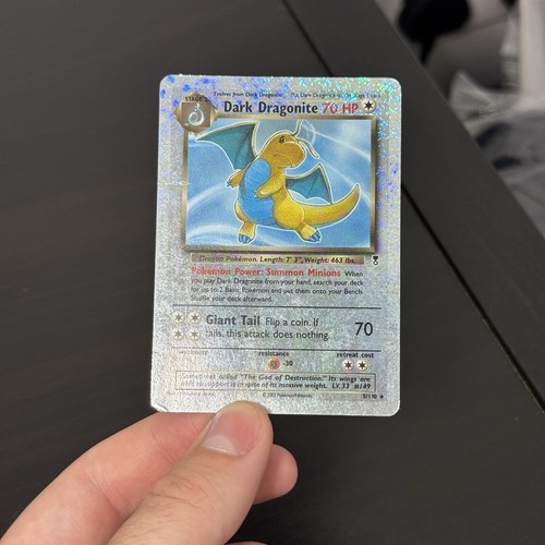 Pokémon Dark Dragonite reverse holo Rare 5/110 Legendary Collection 2002 WOTC - Picture 3 of 8