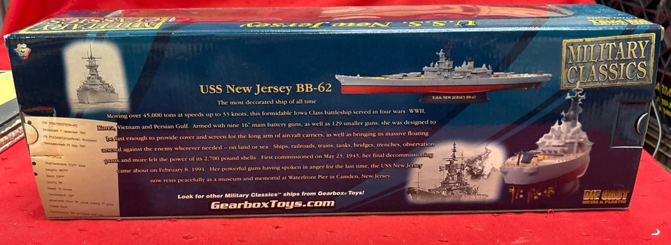 2004 Gearbox Military Classics U.S.S. New Jersey BB-62 Battleship 1:700 (B) - Image 4 of 4