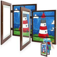 Golden State Art, 9x12 Kids Art Frames, Front-Opening Picture Frame Great for Ki