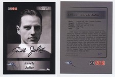 2018 SC2018 Aurele Joliat black 1/1 printed autograph