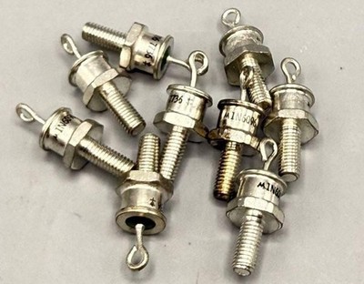 Lot of 9 Motorola 1N6096 Schottky Rectifier Diode 25A 40V DO-4 DO-203AA Vintage