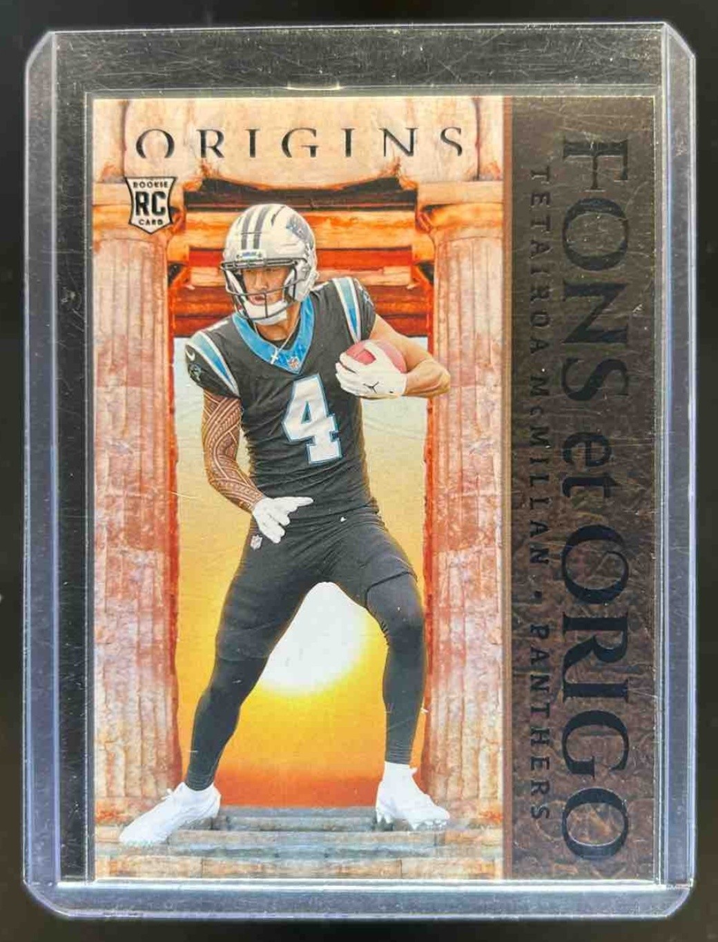 2025 Origins Tetairoa McMillan Fons et Origo RC Rookie #16 Panthers