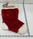 Christmas Coca Cola Red White Embroidered Holly Plush Classic Holiday — photo 1