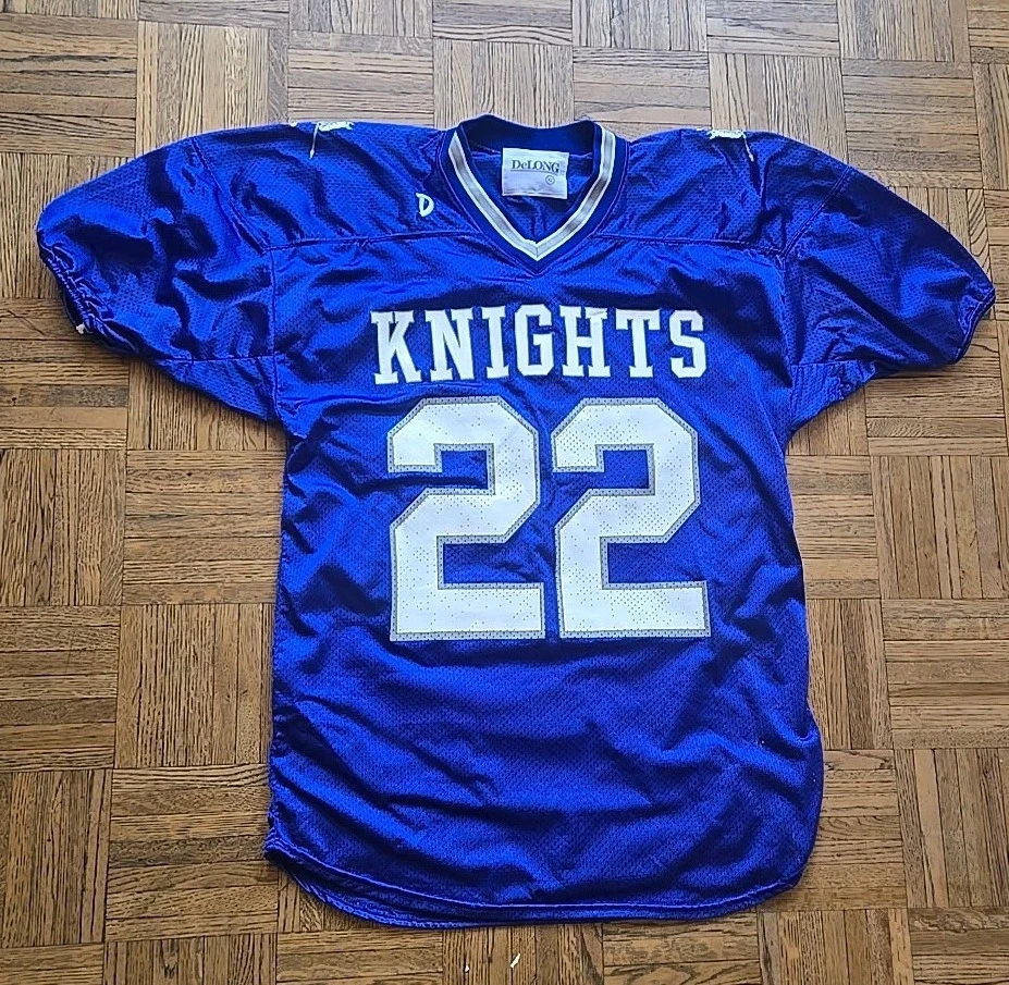 Maillot de Football Adulte ESSENTIEL manches courtes Bleu - Décathlon