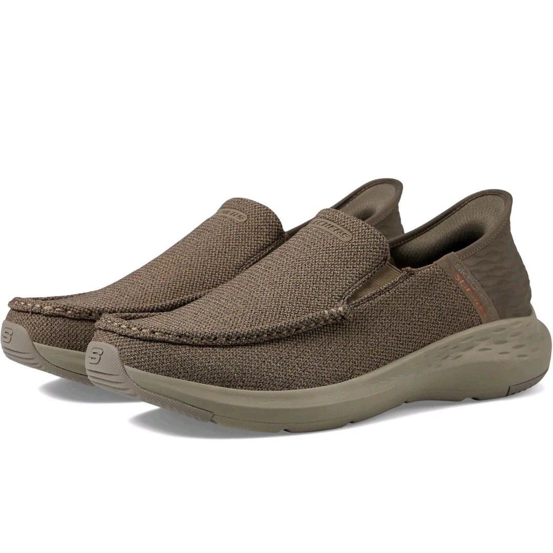 Skechers Men's Slip-Ins Relaxed Fit Parson - Ralven Casual (Taupe)