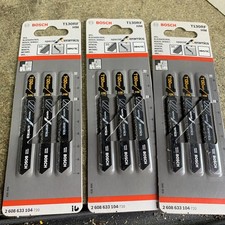 3 X Bosch T130RIFF Special Jigsaw Baldes Packs of 3 Ceramic ( 9 )