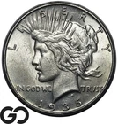 1935-S Peace Dollar, Better Date Final Year Issue