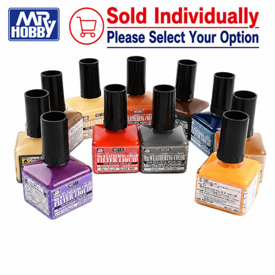 Gunze Weathering Color For Realistic Modeling WC01-18 (40ml) Multiple Options