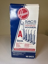 VTG Hoover Replacement Bags Type A Upright Vacuum Cleaner Pack of 10 Bags. New