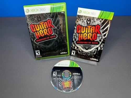 New ListingXBOX 360 GUITAR HERO WARRIORS OF ROCK GAME COMPLETE CIB