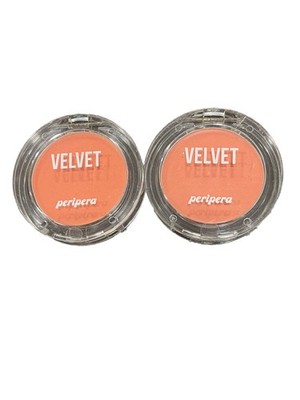 Peripera Velvet Cheek Blush #2 - Cozy Peach - Lot of 2 *NEW*