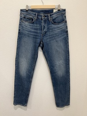 Rag & Bone Fit 3 Athletic Jeans Men s 34 Ash Blue Organic Recycled Cotton Denim