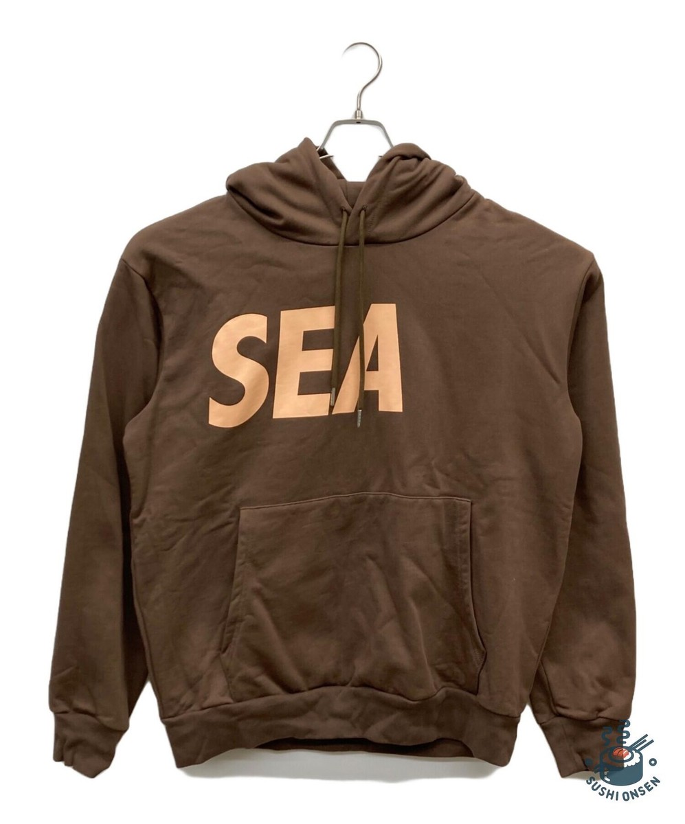 トップス WIND AND SEA Straight Hooded Sweatshirt WIND AND SEA SEA Straight Hooded Sweatshirt Size: L Brown Men | eBay