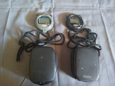 2x SEIKO Stopwatch Water resistant 3BAR From Japan *Untested sold as is*