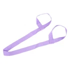 (Light Purple)Adjustable Yoga Mat Sling Strap Portable Carrier Belt Sports T