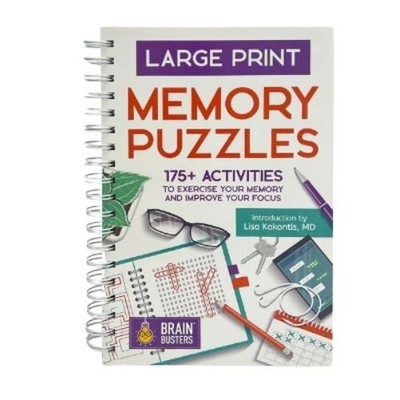 Parragon Books Large Print Memory Puzzles (Spiral Bound) (UK IMPORT)