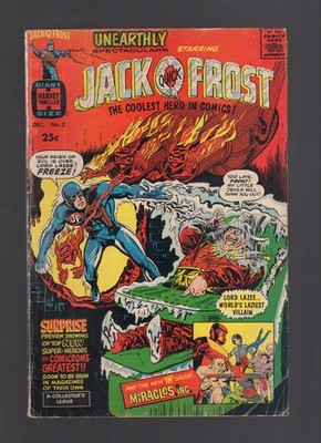Unearthly Spectaculars #2 - Jack Q Frost - Harvey Comics 1966 - Lower Grade Plus