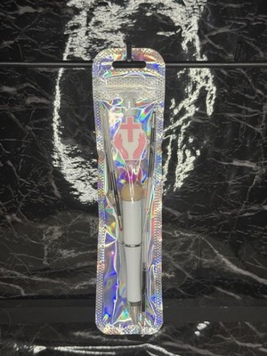 Pink Cross Focal Bead Pen, black and blue ink