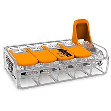 221-615 Lever-Nuts 10AWG 5 Conductor Compact Wire Connectors 15 5-Lever Single