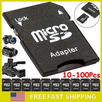 Lot Micro SD Adapter TransFlash TF to SD SDHC Memory Card Converter Reader New