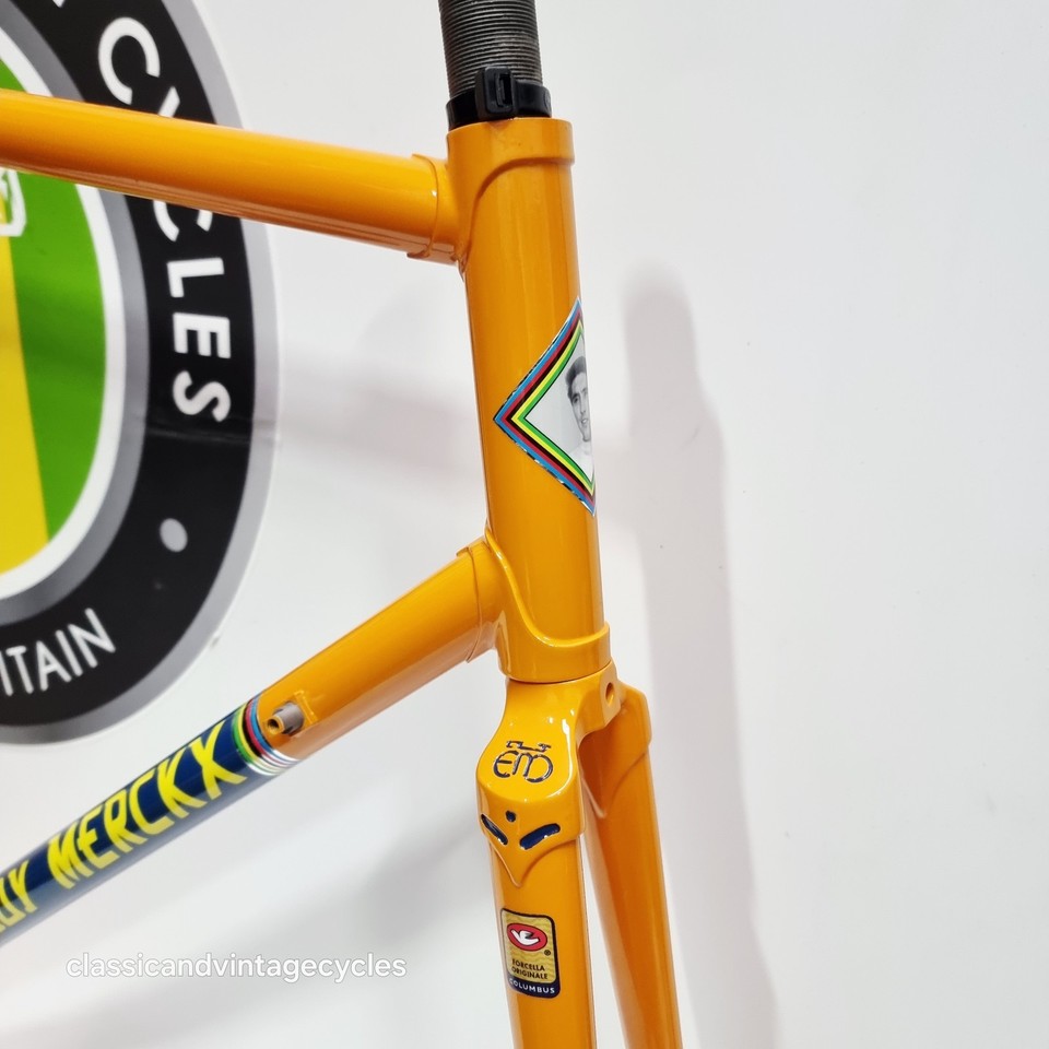 Cadre De Vélo De Route EDDY MERCKX - Aluminium Mega Columbus Altec - Taille 62x58 Cm - Cadre + Fourche - Rare (occasion)